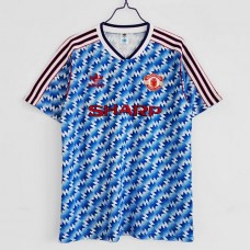 Manchester United 90/92 Away Blue Soccer Jersey